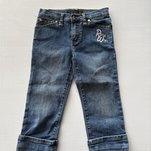 Rocawear Kids Denim Jeans with Logo girls Sz 6